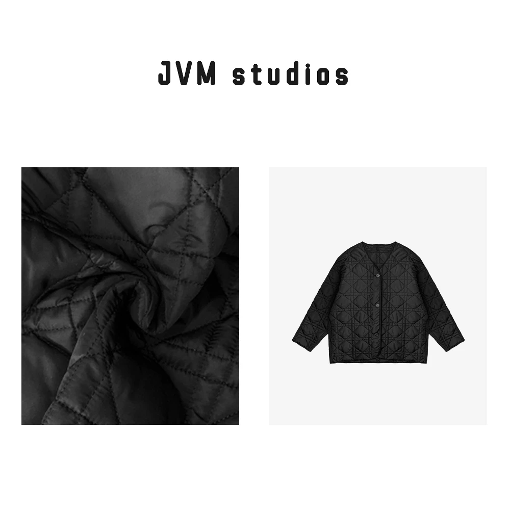 2024新款JVM定制11765时尚百搭棱格休闲棉服12.29