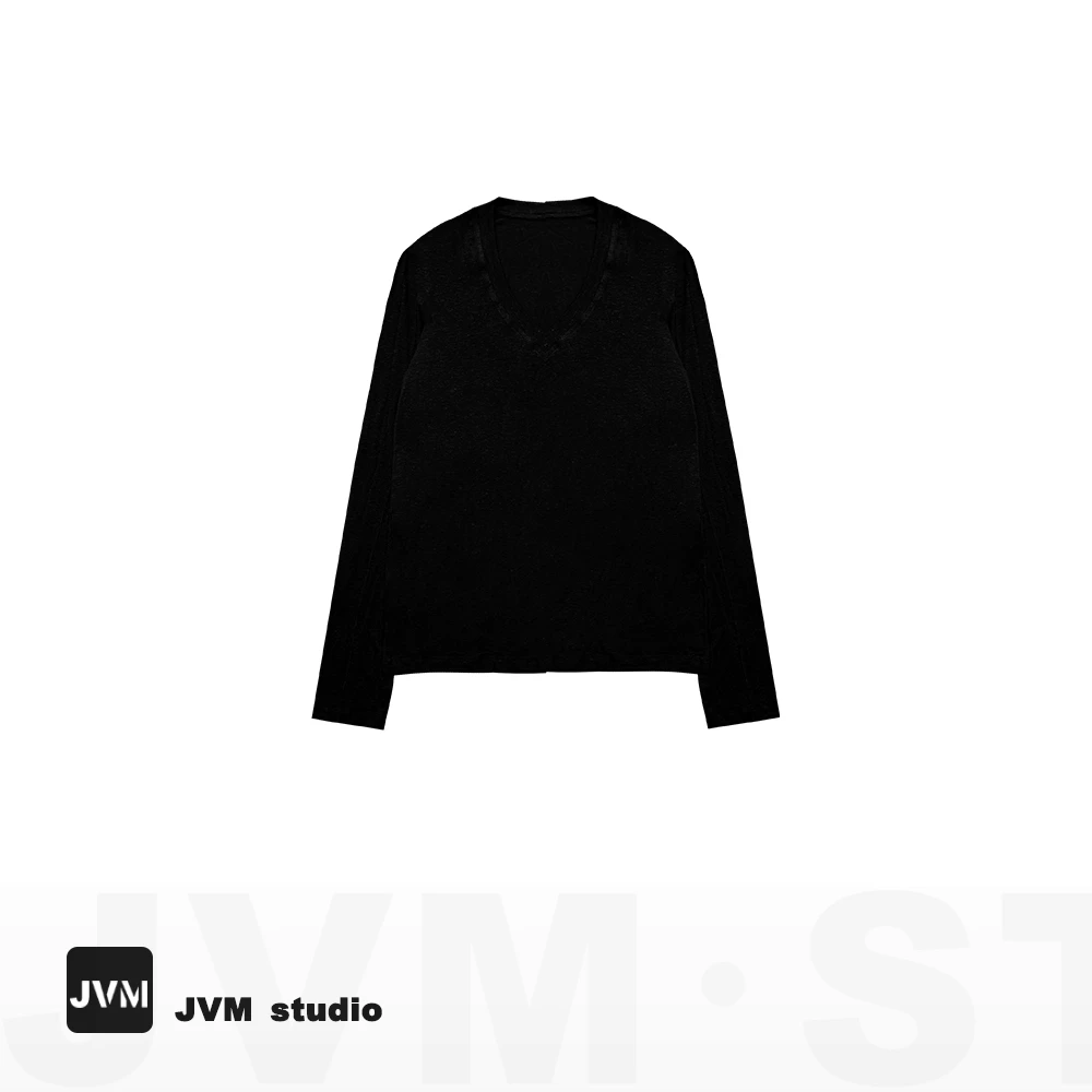 2024新款JVM定制7087时尚百搭糖果V打底衫8.12