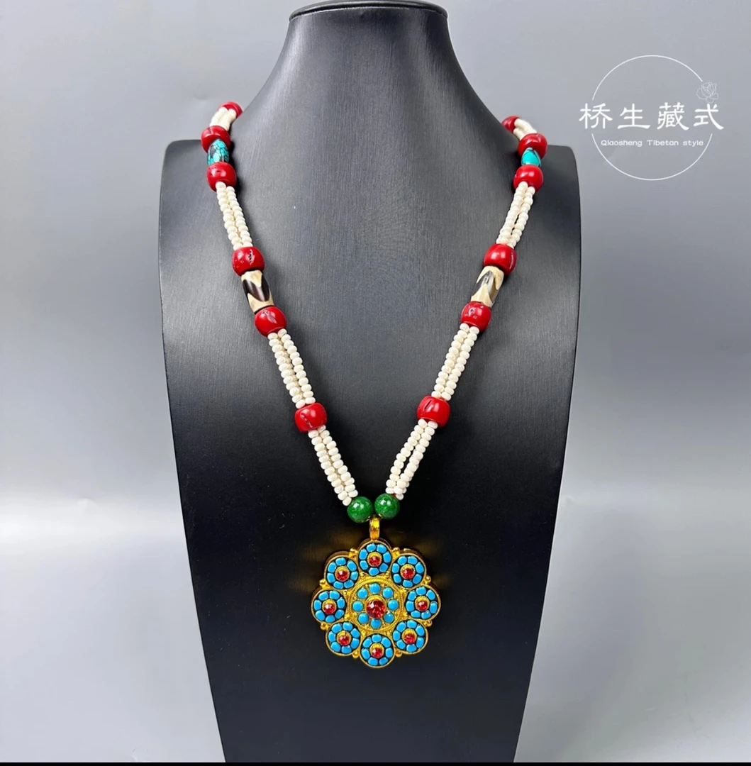 铜吊坠 藏式款式尼泊尔进口女生项链吊坠