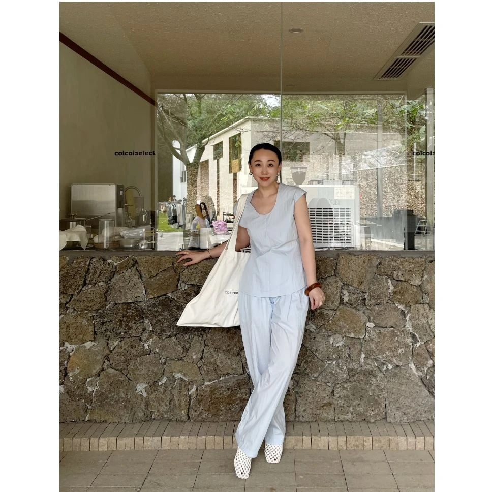 【NO退NO换】鑫燃Kiki 百搭休闲时尚宽松休闲裤 248297 棉花糖