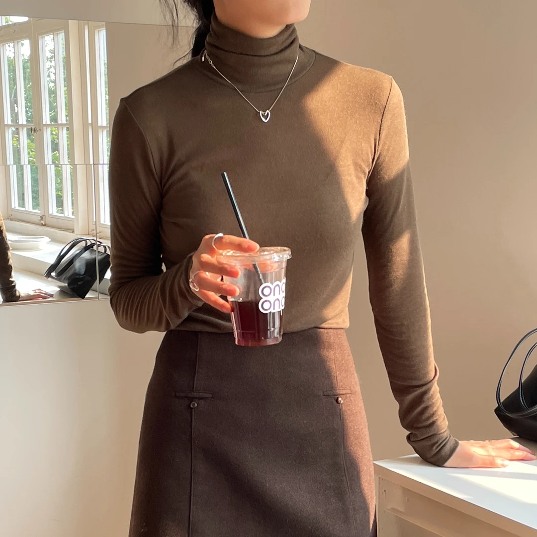 [NO退NO换] 85322款百搭显瘦高领打底针织衫 MMC－