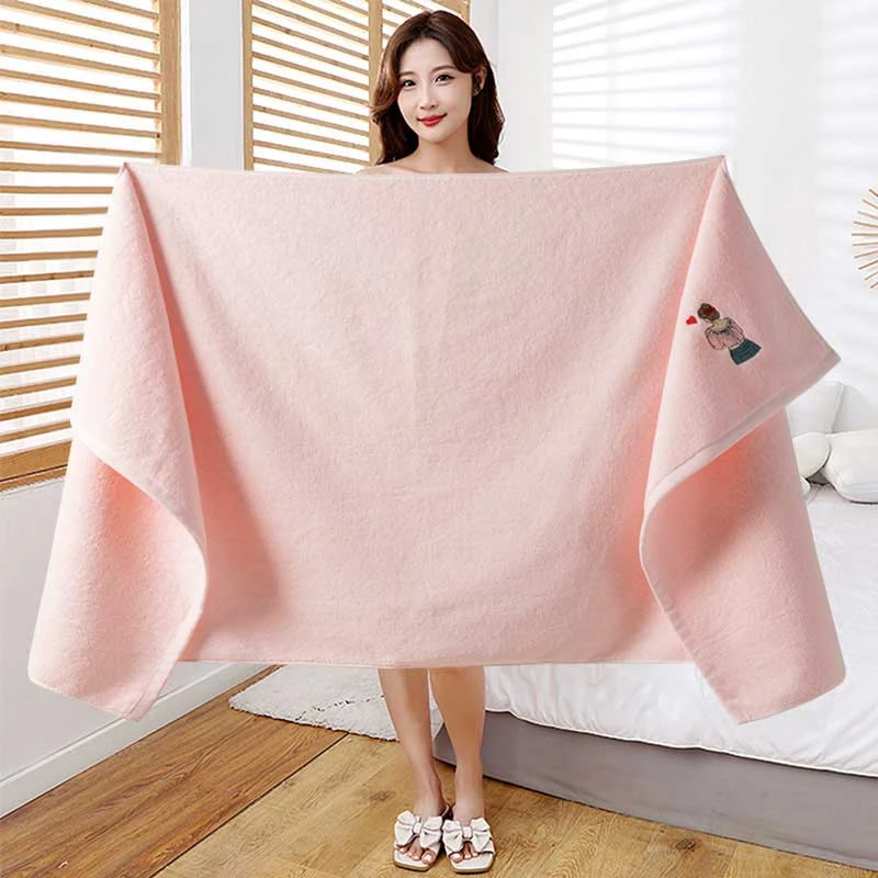 纯棉浴巾100%全棉成人男士女专用大毛巾家用吸水高档游泳洗澡裹巾