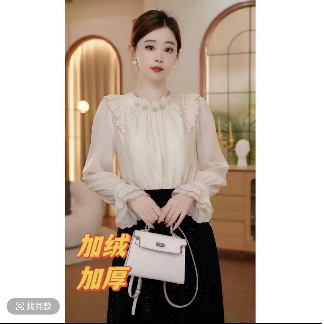 【嘉嘉JIANG】和风秋意 原创前后两穿衬衫 XJ233A3177