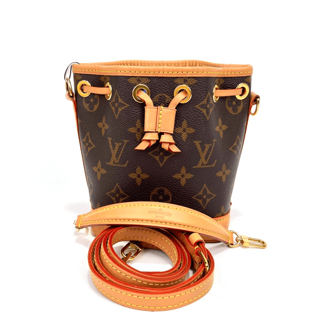 99新 LouisVuitton/路易威登 哆啦/LV/nanonoe手袋芯片款98新