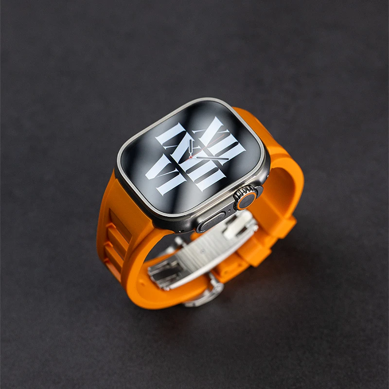 理查德跑车概念iwatch运动表带ultra适用苹果手表AppleWatch硅胶