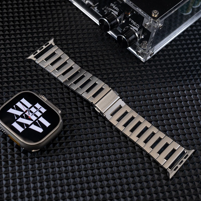 零重力钛金属iwatch超轻质表带ultra2适用苹果手表AppleWatch S10