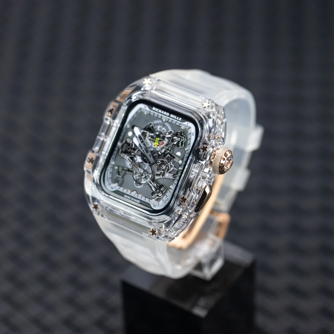 超透AppleWatch11改装理查德透明壳适用苹果手表Ultra3表带iwatch