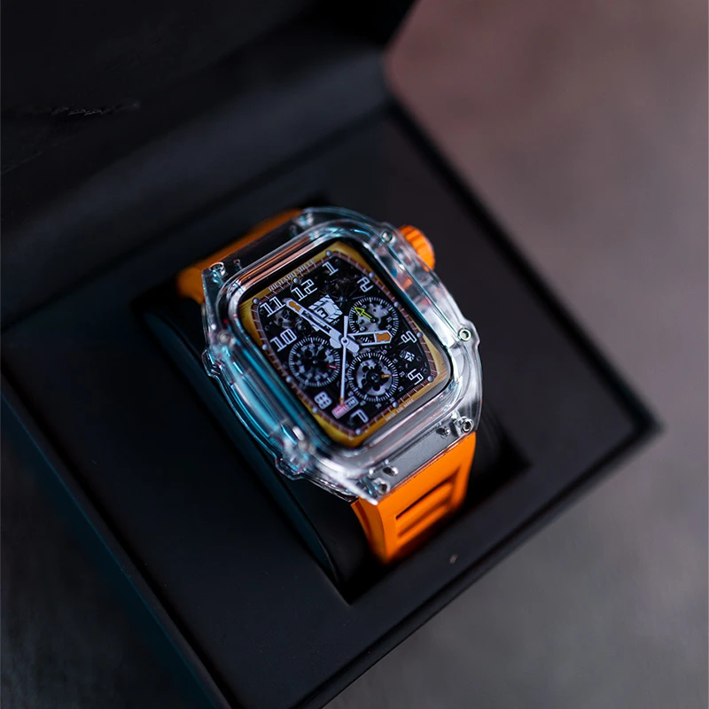 本亦优品iwatch改装理查德透明表壳适用苹果手表AppleWatch保护壳