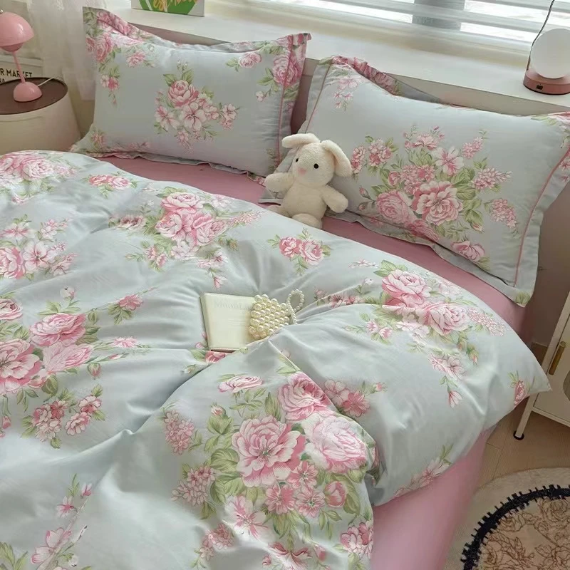2.4*2.3米床单100棉 纯棉款 加厚加密 密实贴身透气 【玫瑰庄园】