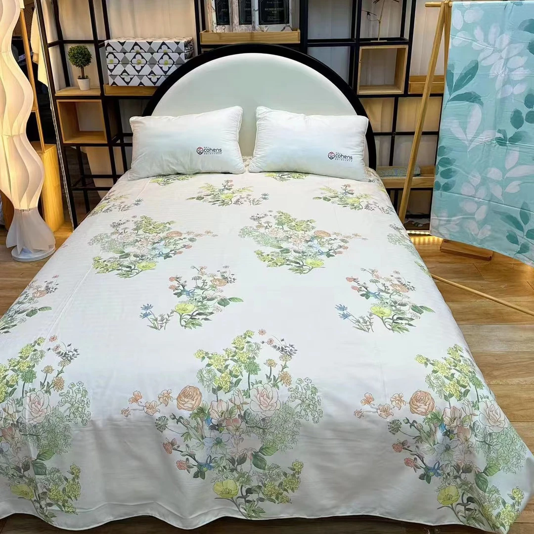 人字纹竹棉段 2.5米*2.4米床单 加厚加密 贴身透气【春晓】