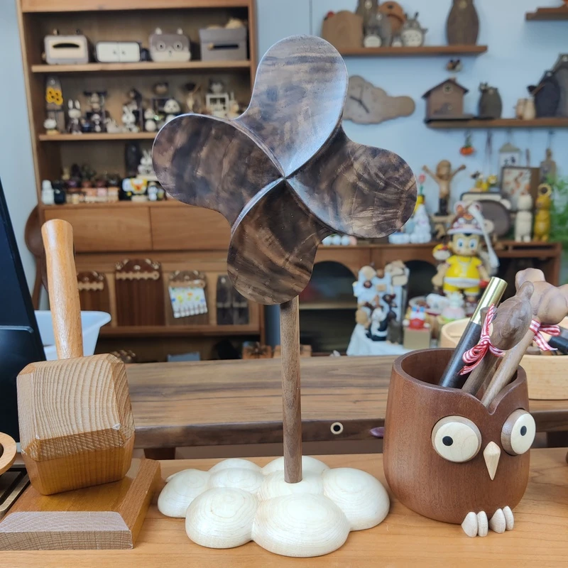 Joe的小作坊/大风车摆件桌面摆件治愈创意摆件