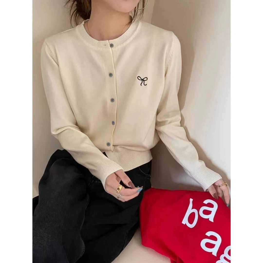 时尚毛衣外套女2025年秋季新款秋冬外搭开衫高级感针织衫春秋上衣