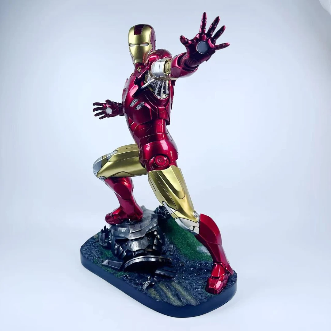 复仇者联盟钢铁侠MK6充电可发光树脂1比4雕像模型手办摆件收藏品