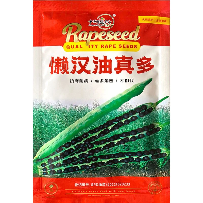 研优懒汉油真多油菜花种子 矮杆机收榨油观赏油菜花种子 大田用种