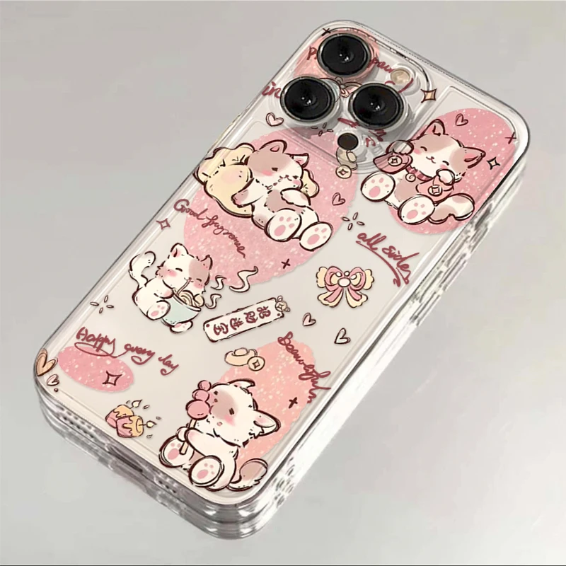 可爱招财肥猫适用iphone15/13苹果14pro手机壳华为vivo小米oppo套