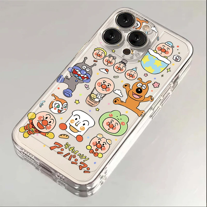 飞天面包超人适用苹果15pro手机壳iphone14promax透明13/12全包