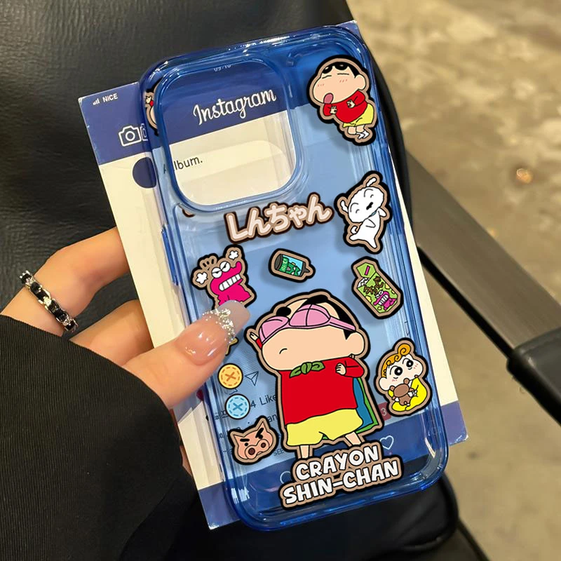 超人小新适用iphone16/15p/14promax苹果11手机壳13软胶12卡通8