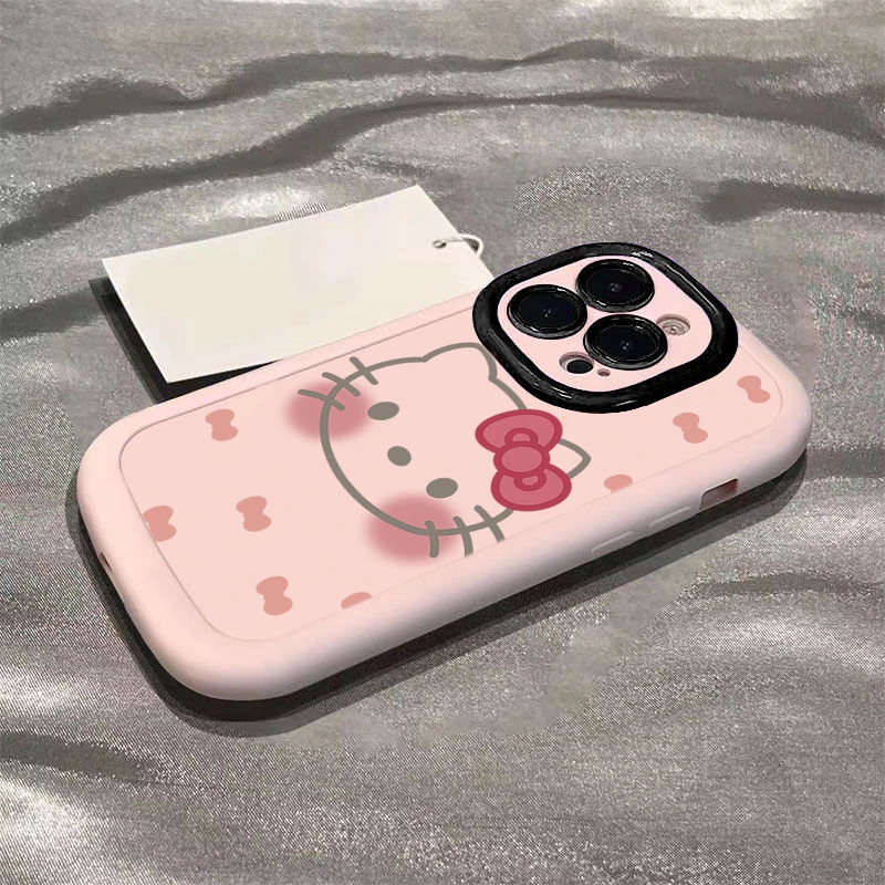 可爱凯蒂猫苹果14promax手机壳iphone15全包13女pro硅胶12P11卡通