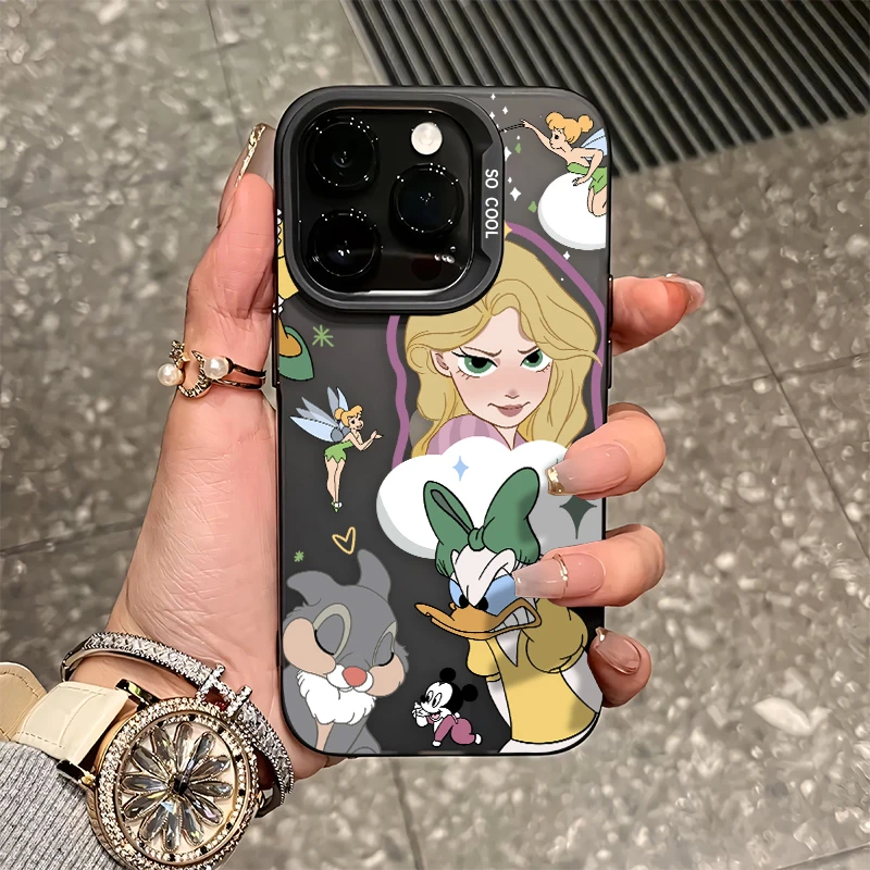 迪士尼在逃公主ins风适用iphone15苹果手机壳14软胶13_12高颜值SW