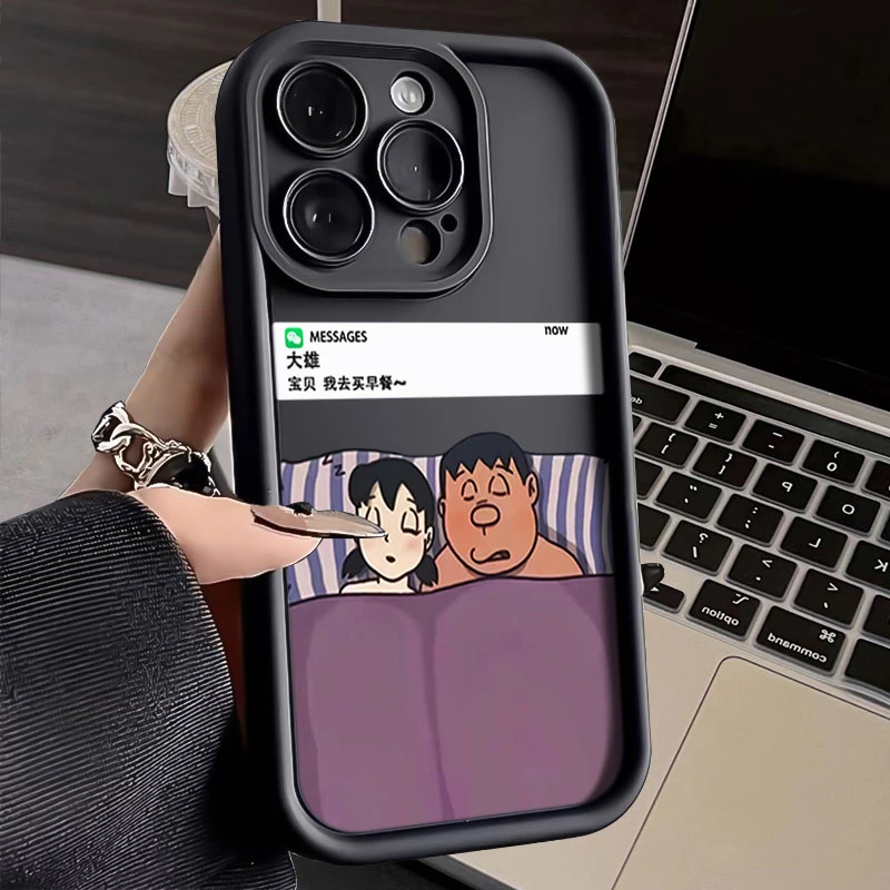 恶搞胖虎适用于iphone15苹果手机壳14promax创意13软硅胶12全包11