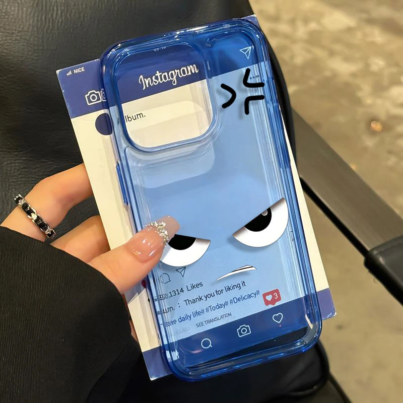 凶凶表情适用iphone15 14promax苹果11手机壳13软胶12防摔8xr卡通