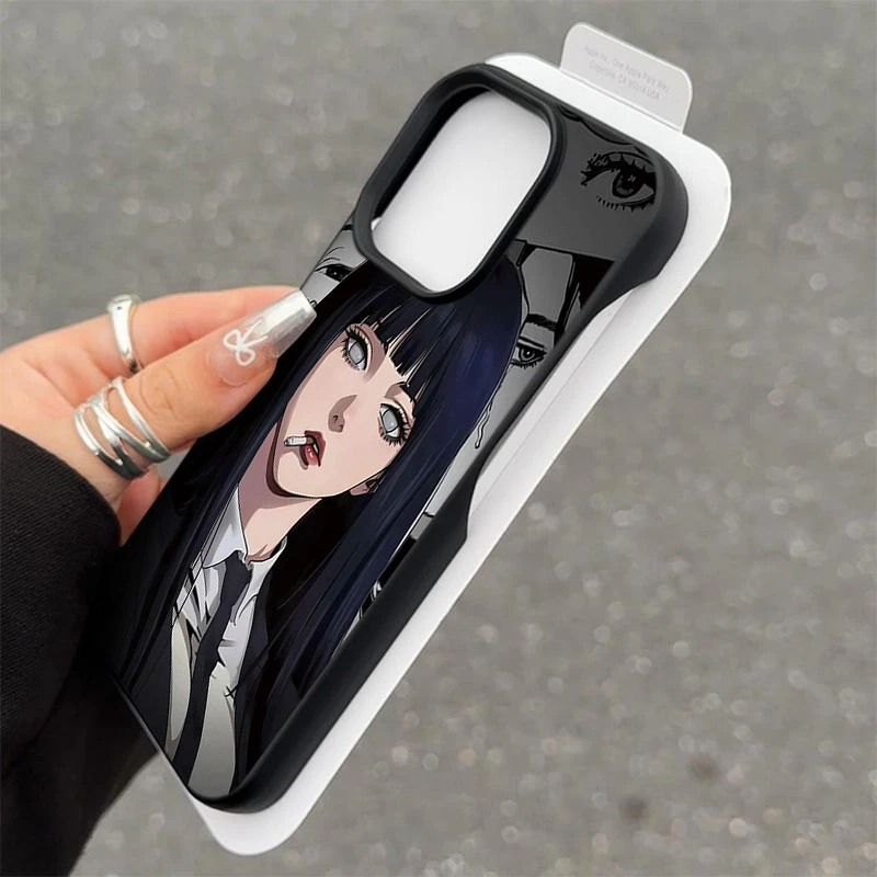 抽烟雏田半包款软壳适用苹果16/15promax手机壳iphone14/12/11/13