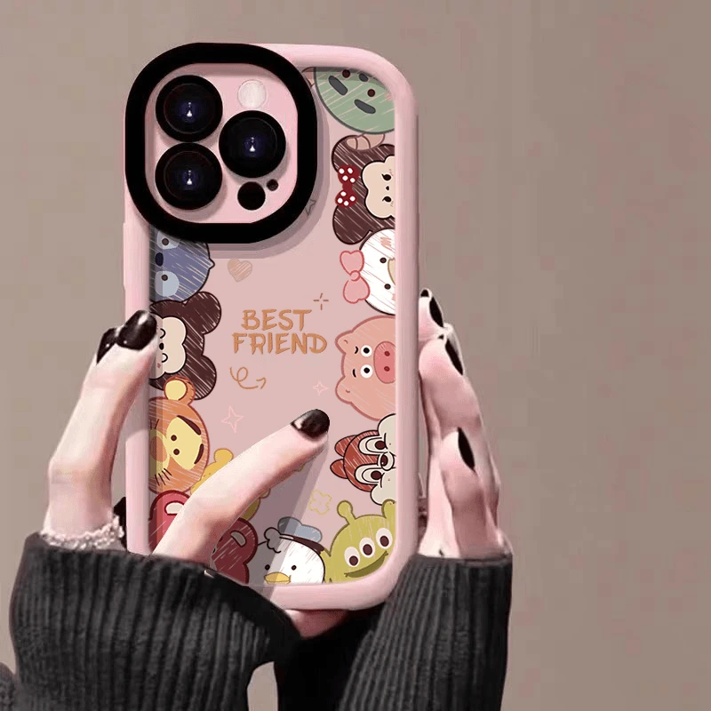 迪士尼总动员适用iphone15苹果14promax手机壳11泡芙13pro全包12p