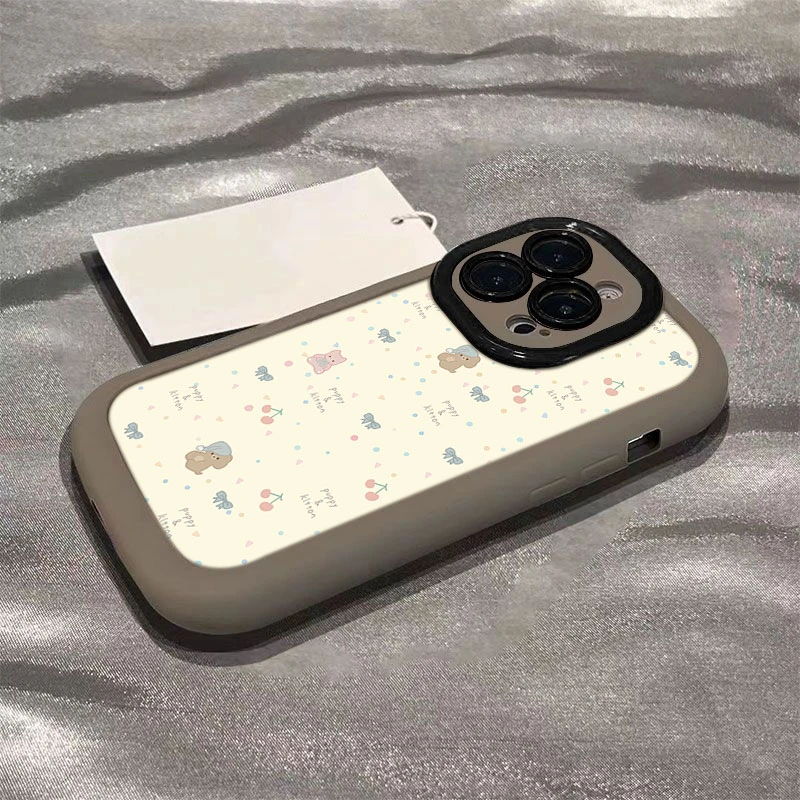 彩点睡帽猫狗适用iphone16苹果15promax全包手机壳14泡芙13/12/11