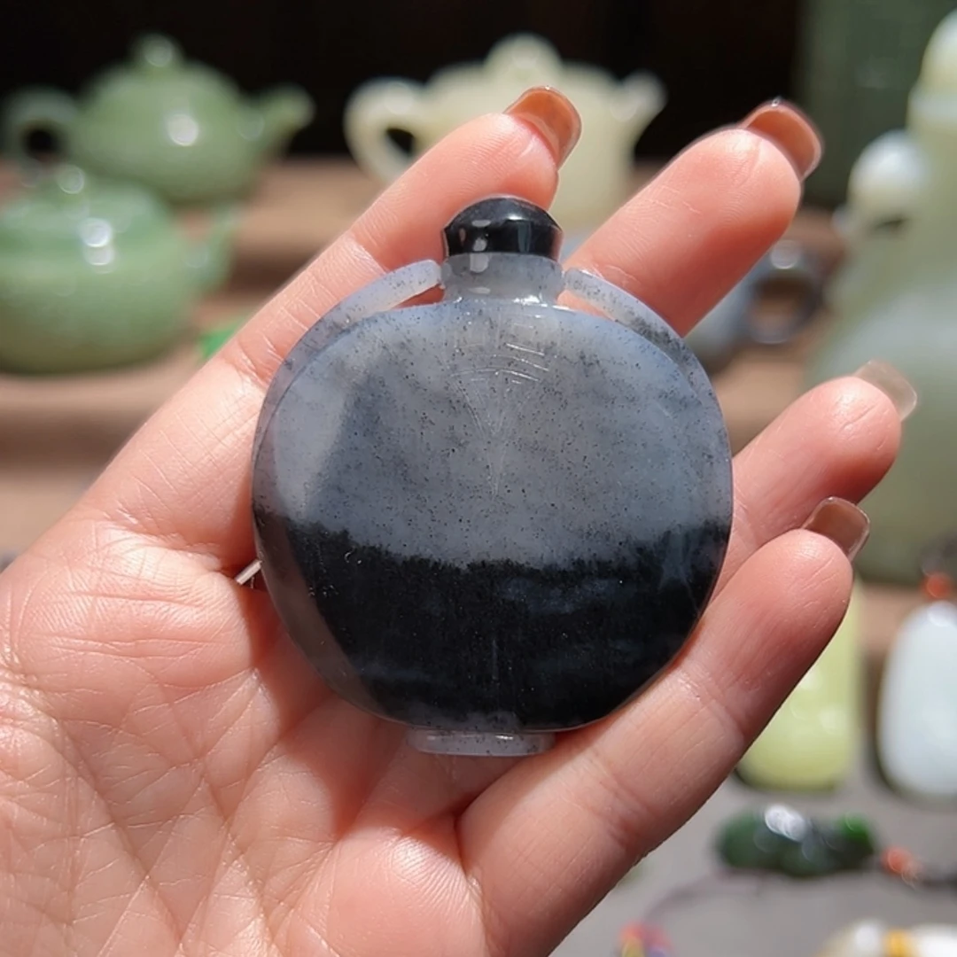【闪购商品】和田玉鼻烟壶未镶嵌无*舞