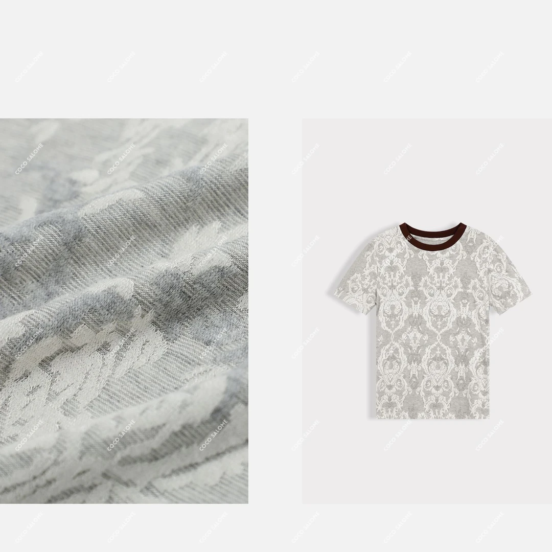 安安推荐【浮云卷】柔软舒适轻奢短袖TXS51116926K