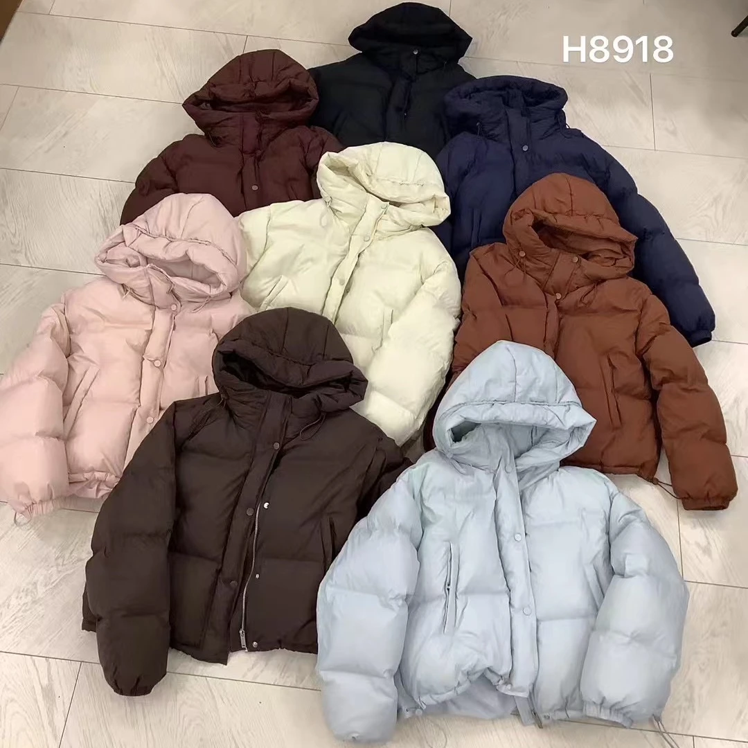 Pada.嘻&PH【多色面包服】90白鸭绒 韩系连帽羽绒服8918 Hi Fortune