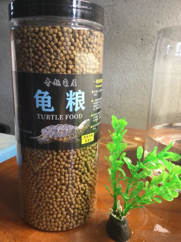 新鲜补钙补锌高蛋白质2号乌龟大龟可通用饲料（1斤装/瓶）