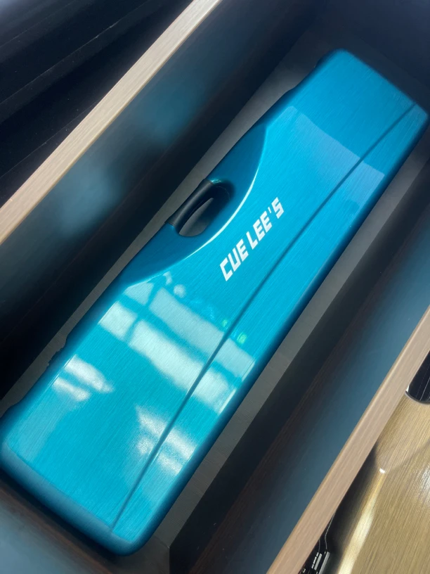 奥秘李斯密码箱台球杆盒九球箱大头杆3后把4前节杆箱1/2七孔