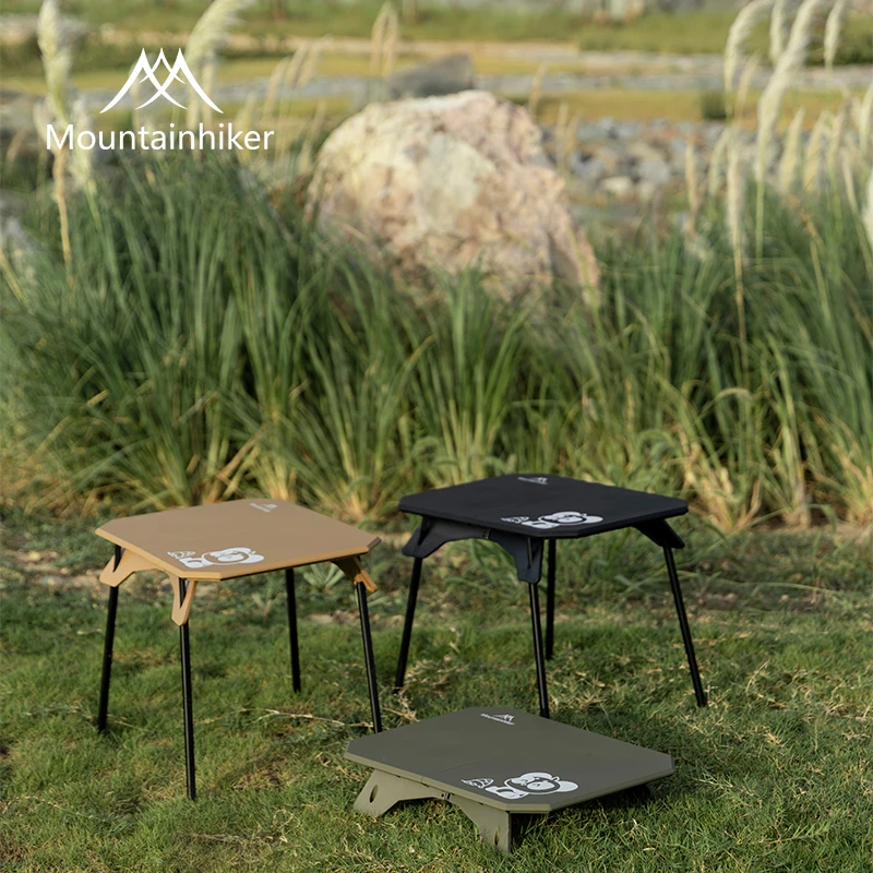 山之客两板折叠桌｜战术桌｜ABS磨砂加厚40KG承重便携带收纳包