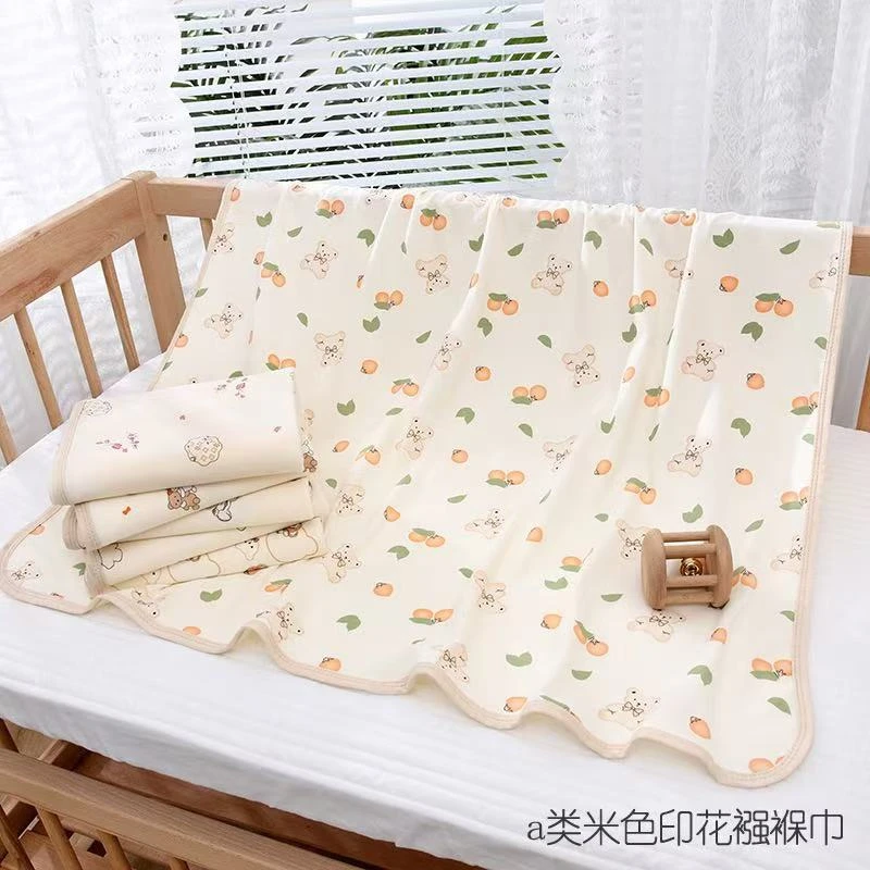 纯棉A类精梳磨毛产房包单亲肤保暖待产包边襁褓巾防惊跳针织包单