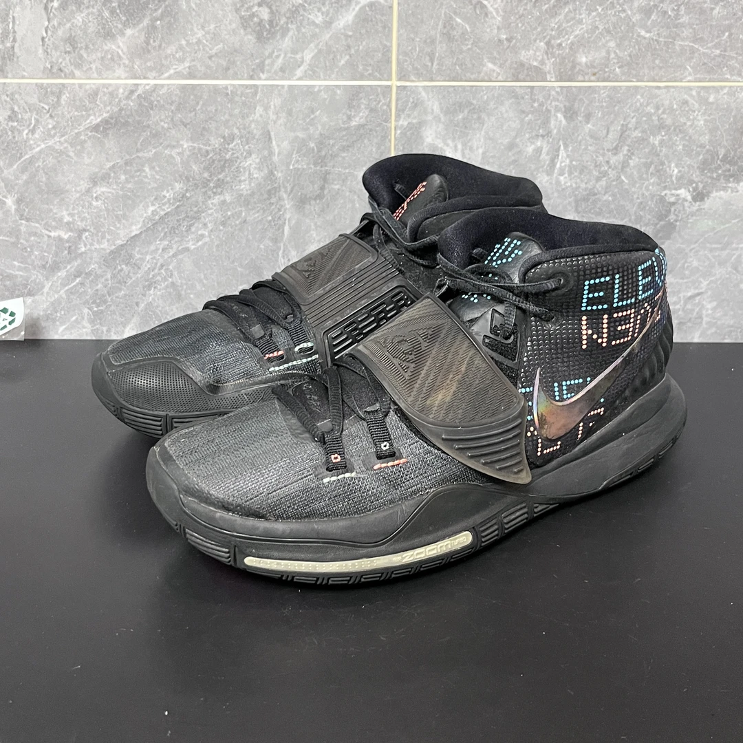 90新 NIKE/耐克 44.5码欧文6黑蓝红无盒成色还行球鞋无鞋垫