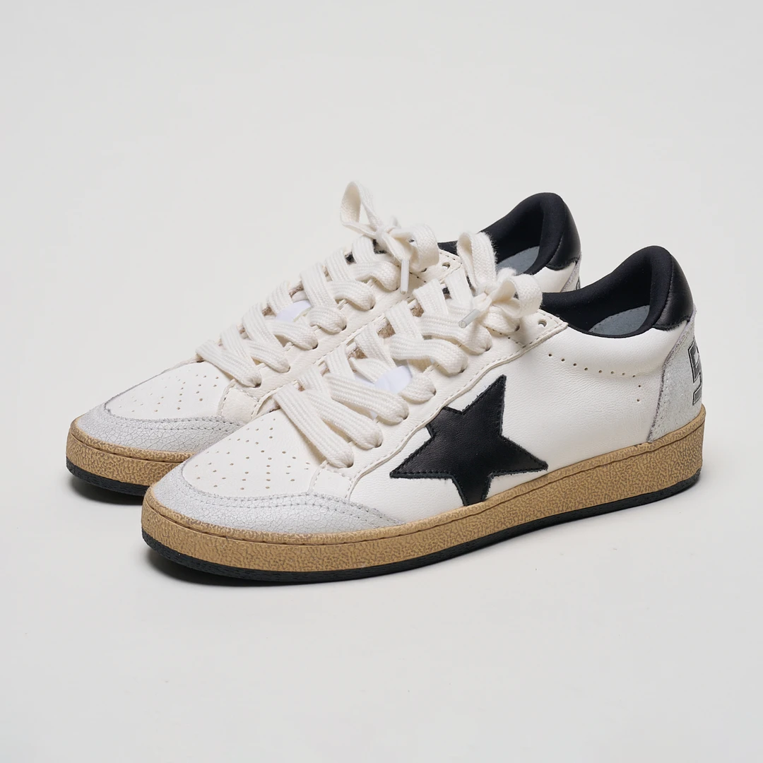 ALEX FOXTON时尚休闲星星做旧小脏鞋内增高百塔G325