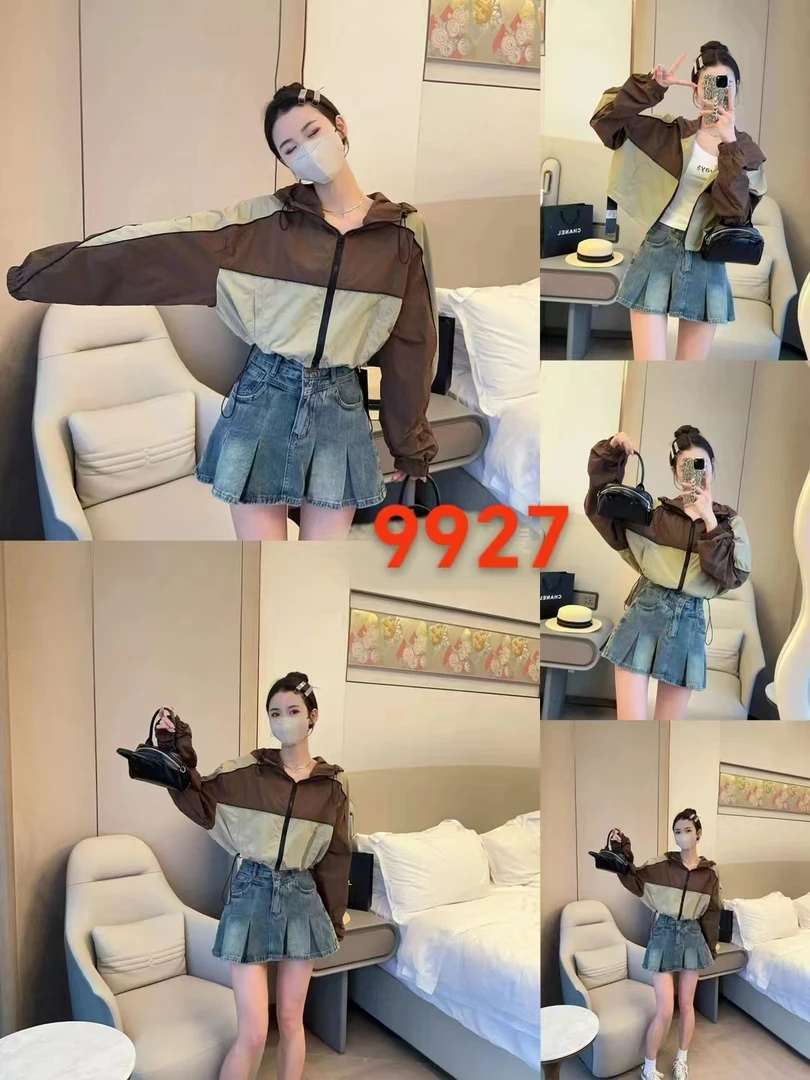 99  雨田女装  夏季休闲宽松薄款春秋新款短款外套