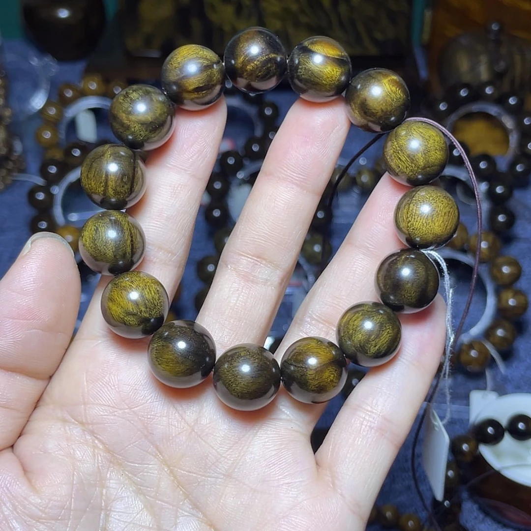 【闪购商品】阴沉木手串/手链记****?1.5