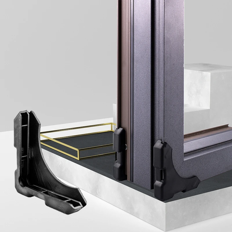 断桥铝窗户护角防撞角防磕碰包铝合金门窗保护套窗角玻璃直角