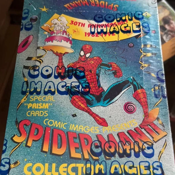单包  1992  COMIC漫威蜘蛛侠30周年动漫纸质收藏卡牌（直邮不拆）