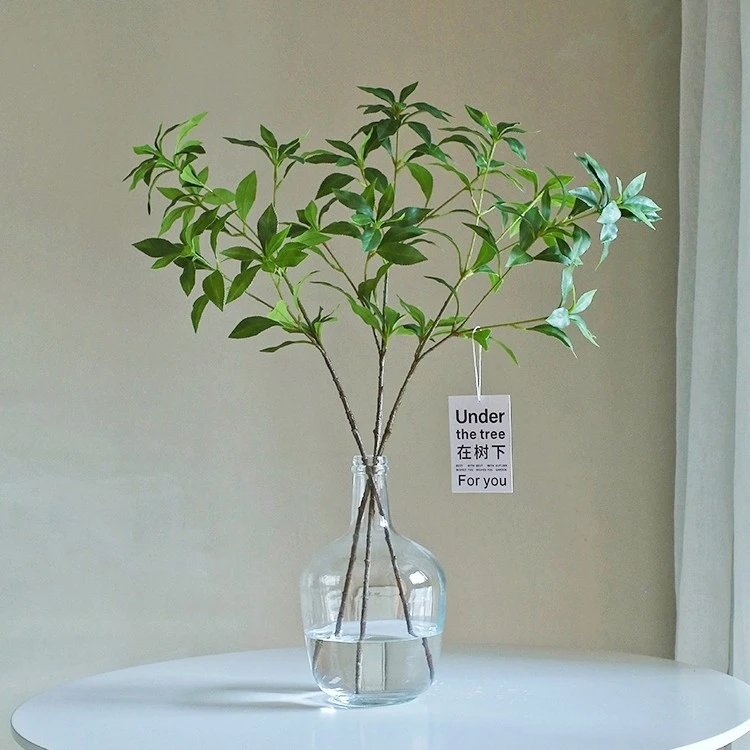 80公分仿真马醉木植物客厅餐厅餐桌装饰花束摆件家庭软装品质生活