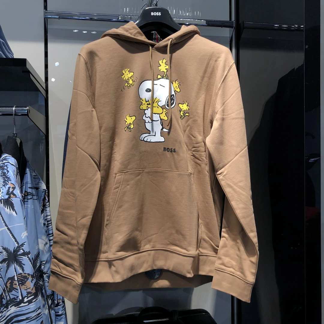 全新未使用 HugoBoss/雨果博斯 boss 新款史努比联名款卫衣捡漏