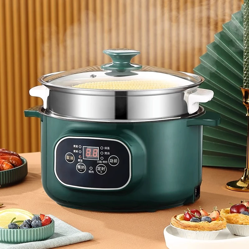 电煮锅多功能一体家用电火锅宿舍学生锅寝室煮面小电锅电炒菜炒锅