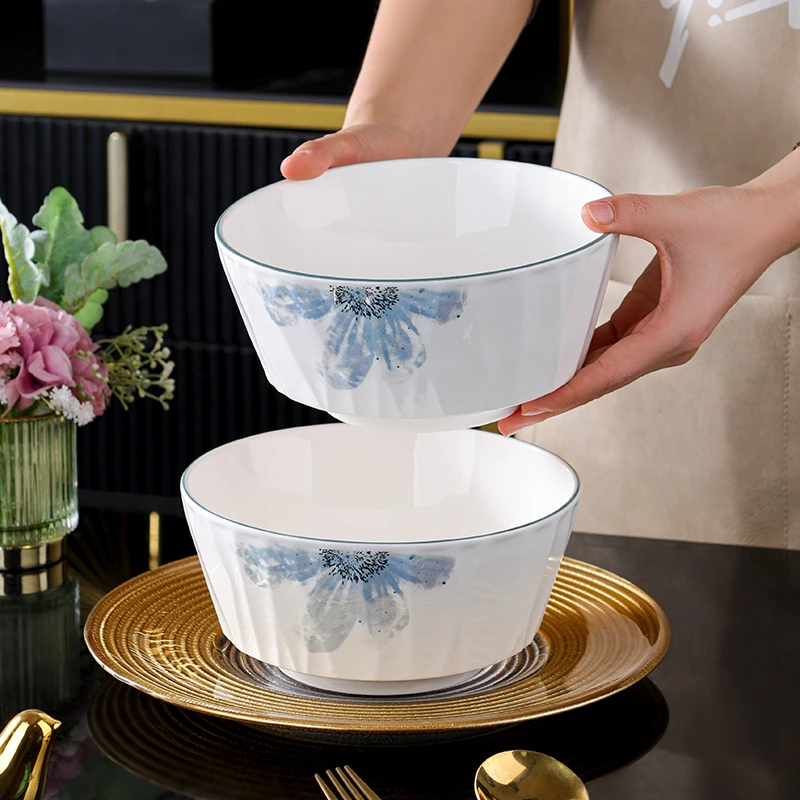 句途2个星空大海7.5英寸汤碗家用碗可微波陶瓷餐具