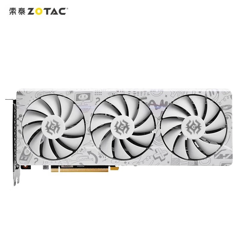 索泰RTX4060TI 8GX GAMING OC 欧泊白游戏电竞台式机吃鸡电脑显卡