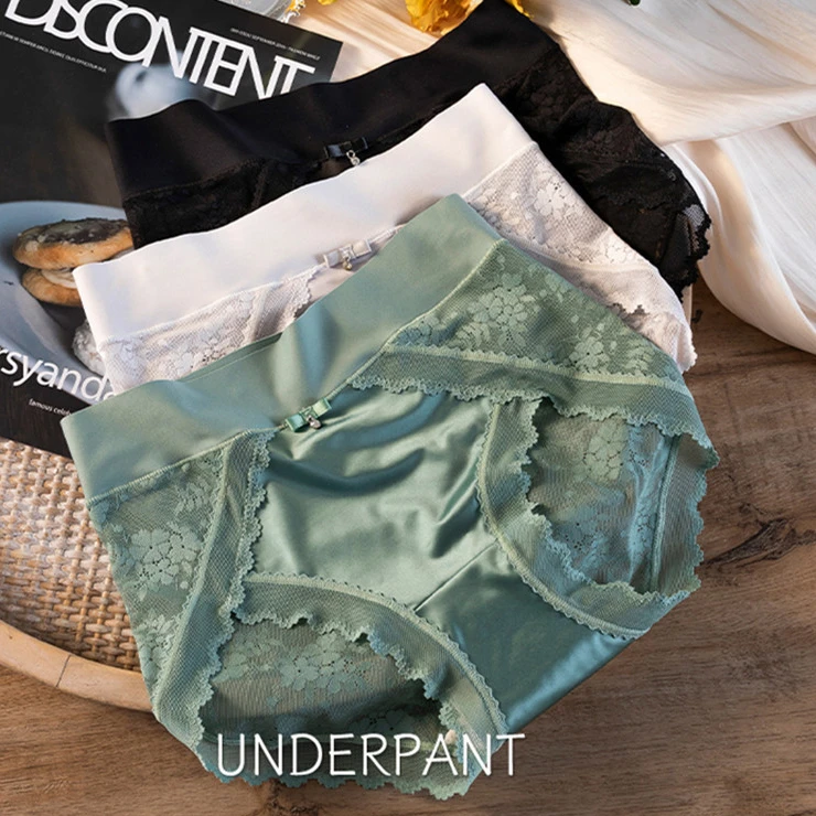 语萱娜【80-230斤】大码内裤女性感时尚三角裤5条AX217