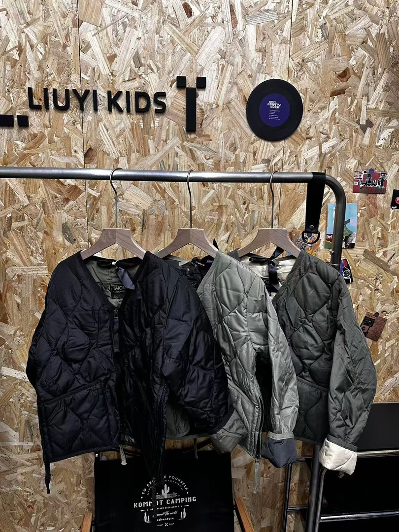 「LIUYI」冬季儿童亲子日系休闲侧拉链大口袋短款羽绒服  2296