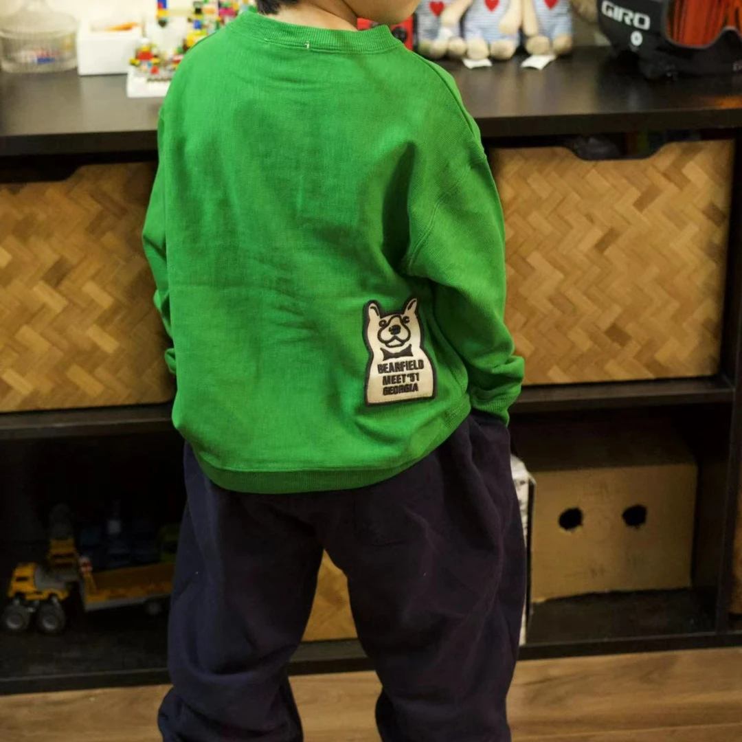 「six-1」儿童春秋新款小熊字母大毛圈卫衣  1714