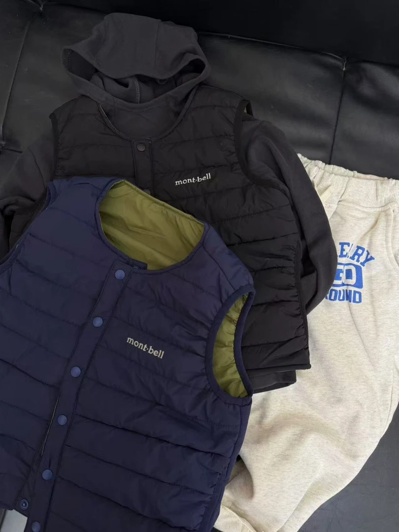 「LIUYI」24Mont冬季双面穿棉马甲男女童轻便保暖夹棉马甲  2327